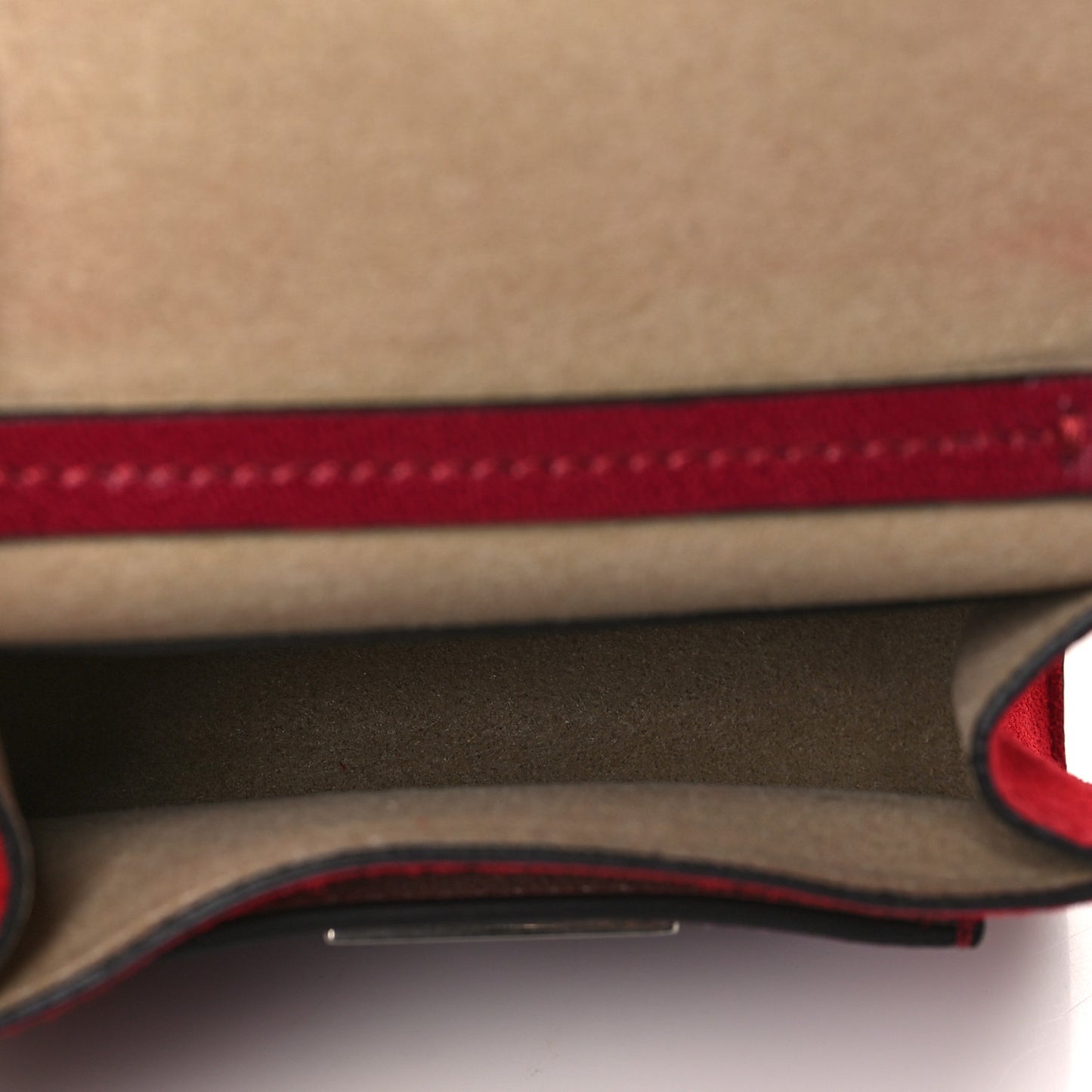 Crinkled Patent Goatskin Suede Mini GV3 Shoulder Bag Fig Pink Cherry