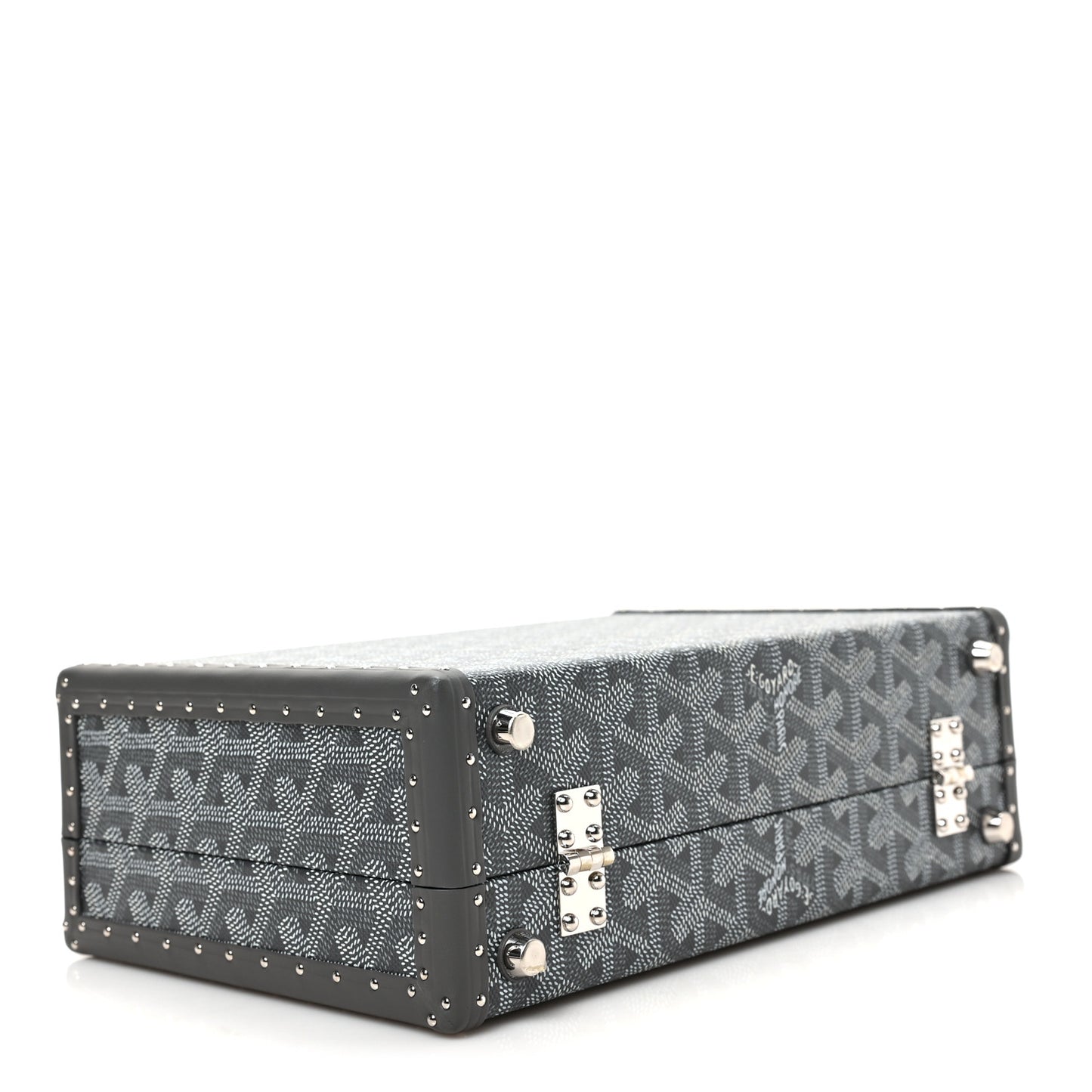 Goyardine Grand Hotel Trunk Bag Grey