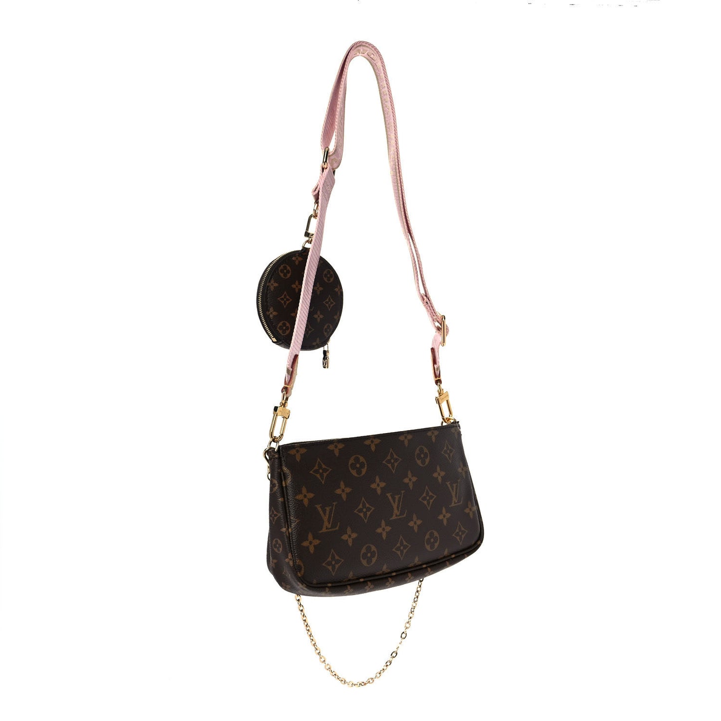 Monogram Multi Pochette Accessories Rose Clair