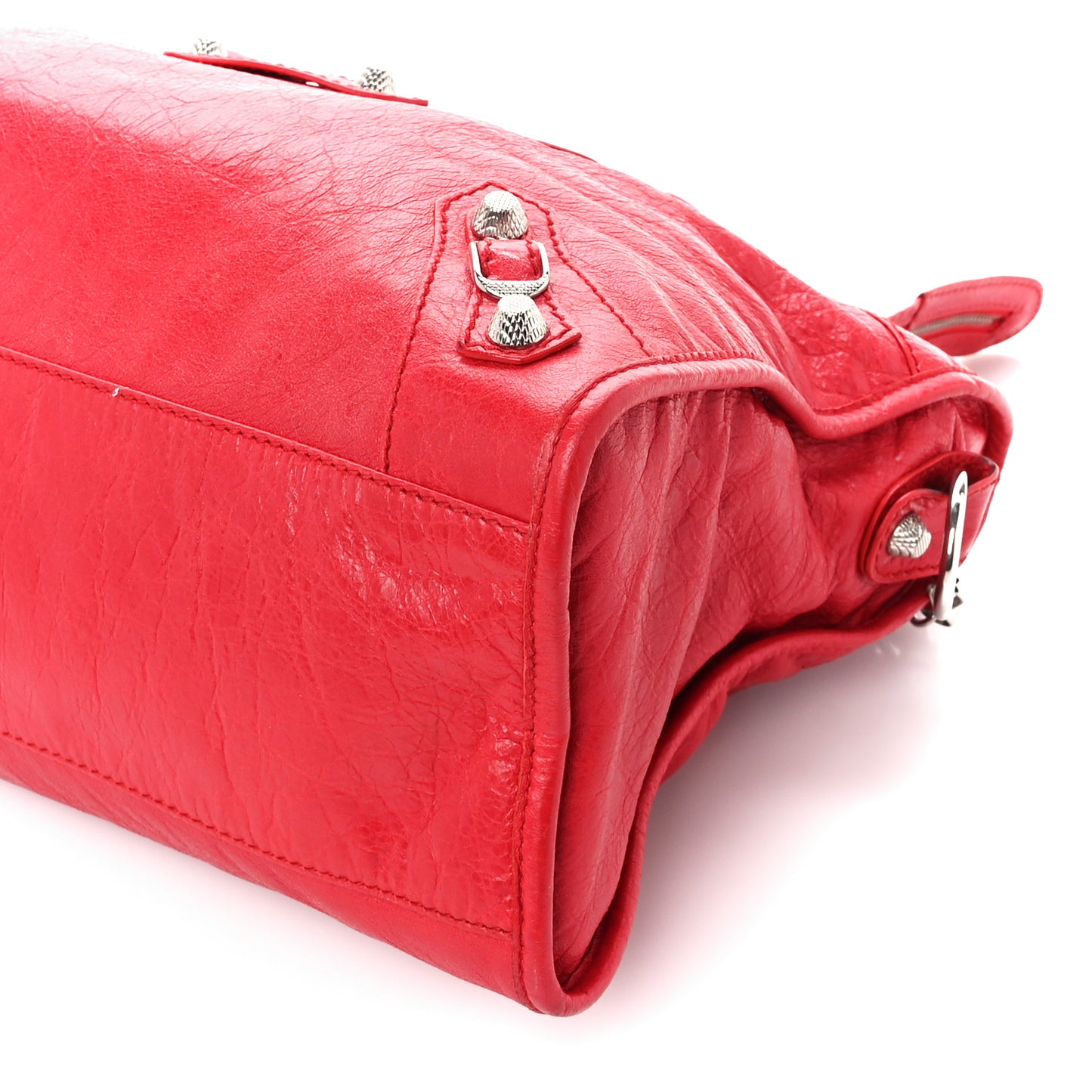 Agneau Giant 12 Silver Hardware City Coquelicot