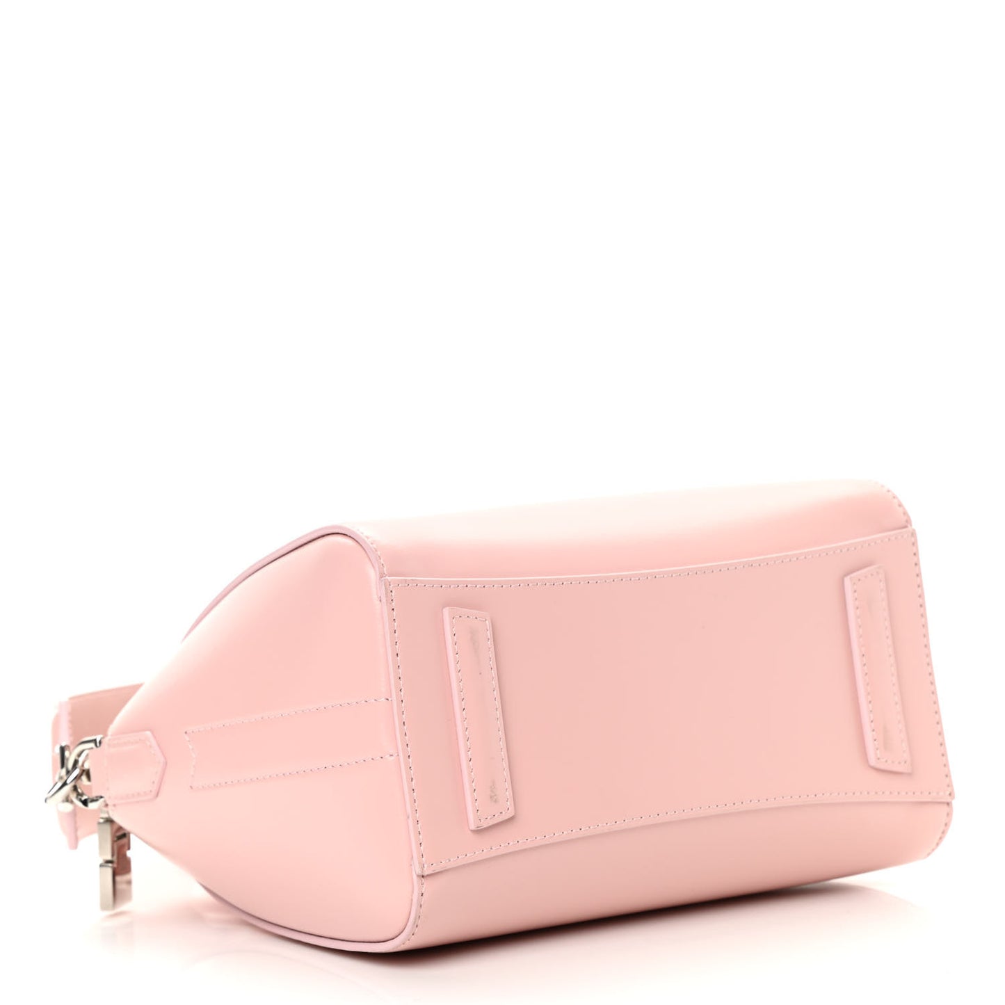 Box Calfskin Mini Heart Antigona Top Handle Bag Blush Pink