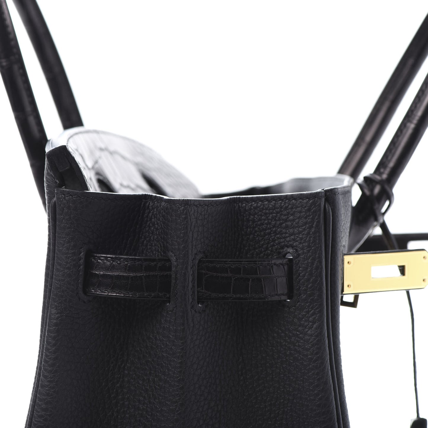 Togo Matte Alligator Birkin Touch 30 Black