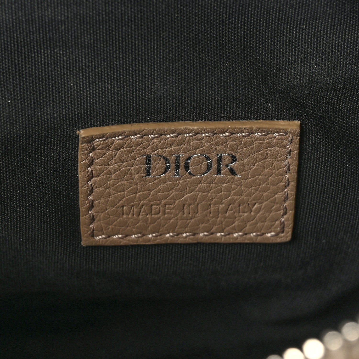 Christian Dior Jacquard Oblique Mens Saddle Bag Beige Multicolor 6 of 8
