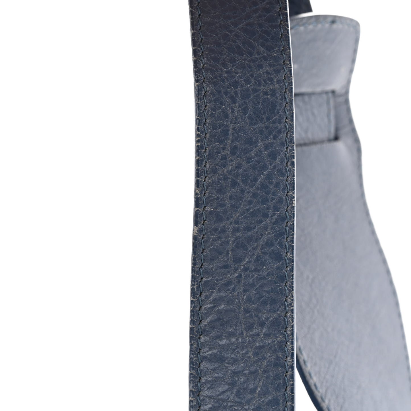 Agneau Classic Hardware Mini Pompon Bleu Persan