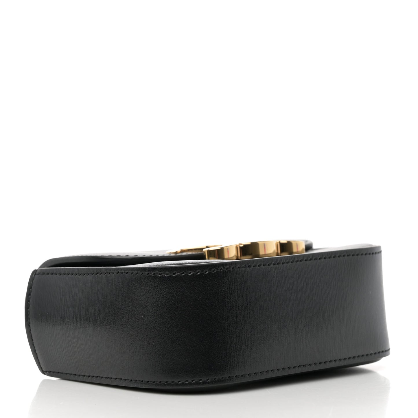 Shiny Calfskin Mini Triomphe Black