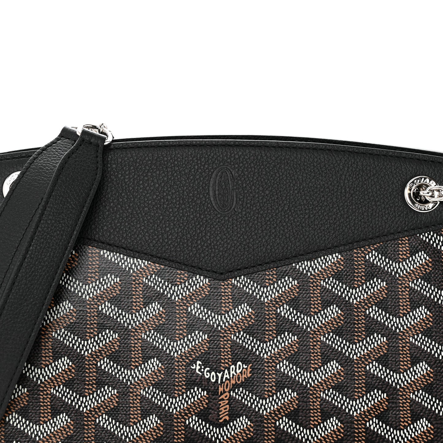 Goyardine Mini Rouette Structure Black