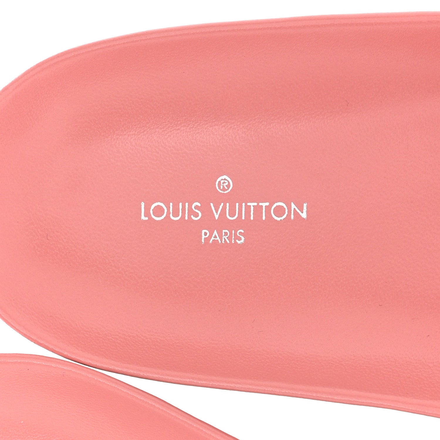 Louis Vuitton Patent Monogram Bom Dia Flat Mule 37.5 Rose White 8 of 9