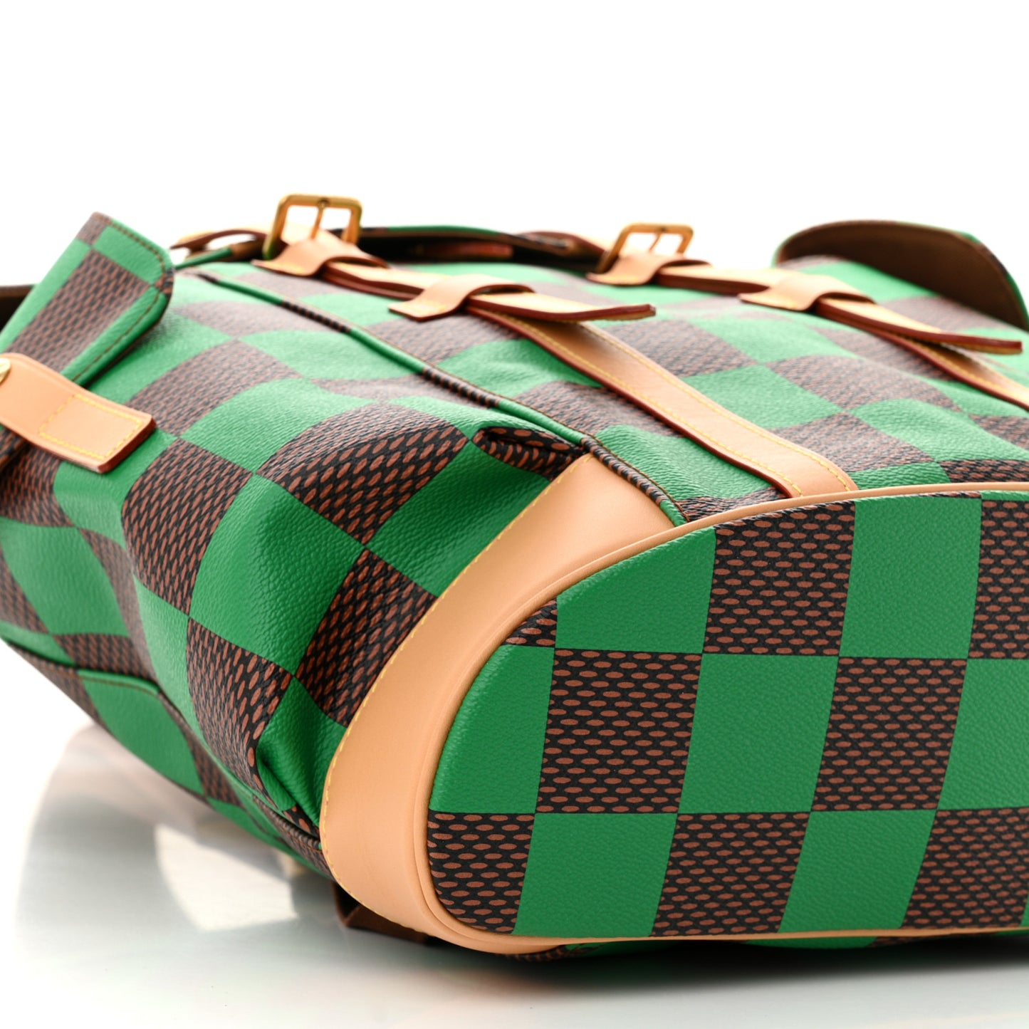 Damier Pop Christopher MM Backpack Green