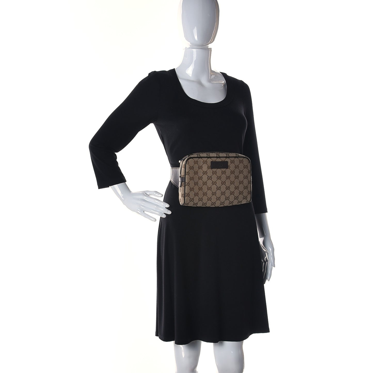 Monogram Belt Bag Dark Brown