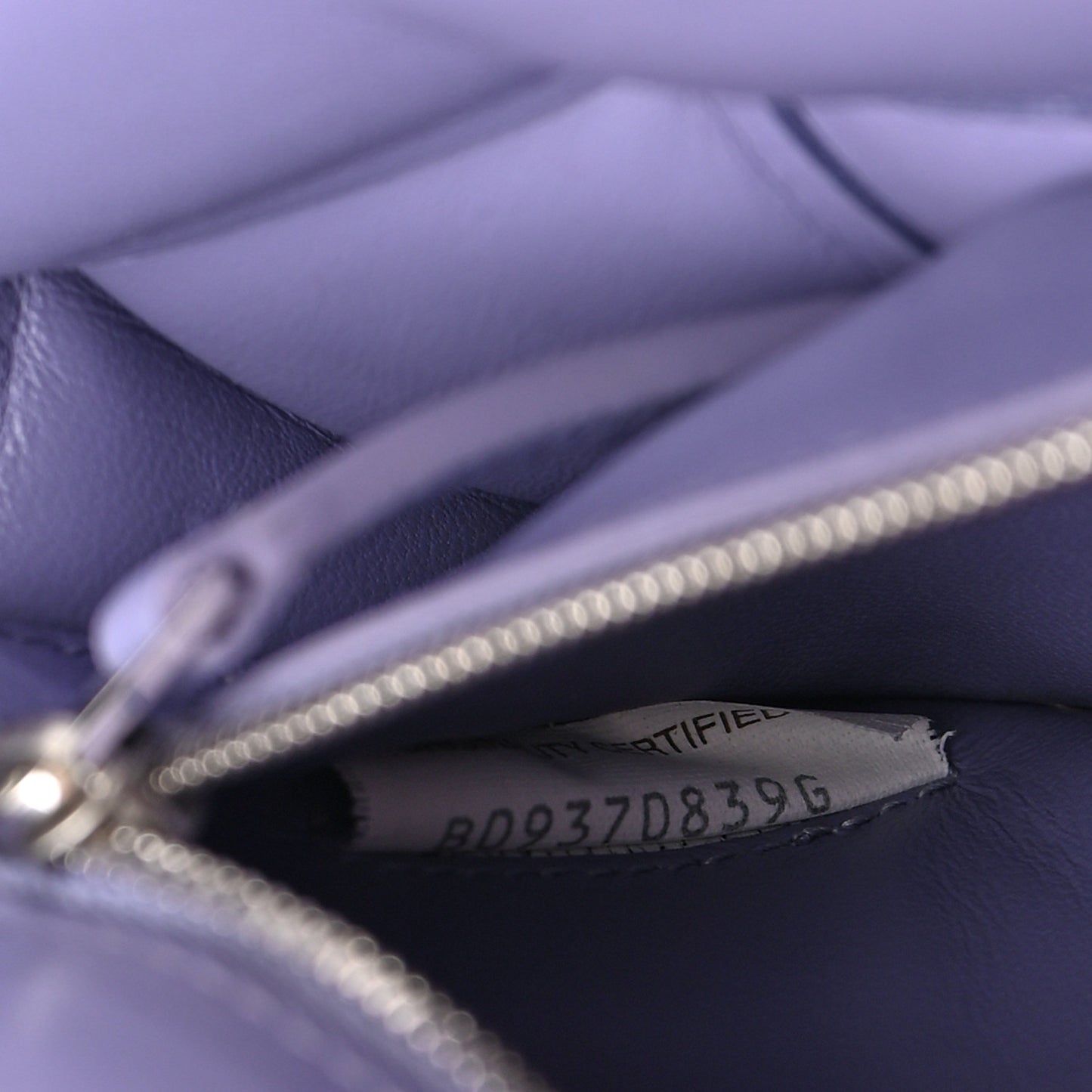 Nappa Maxi Intreccio Padded Cassette Crossbody Bag Lavender