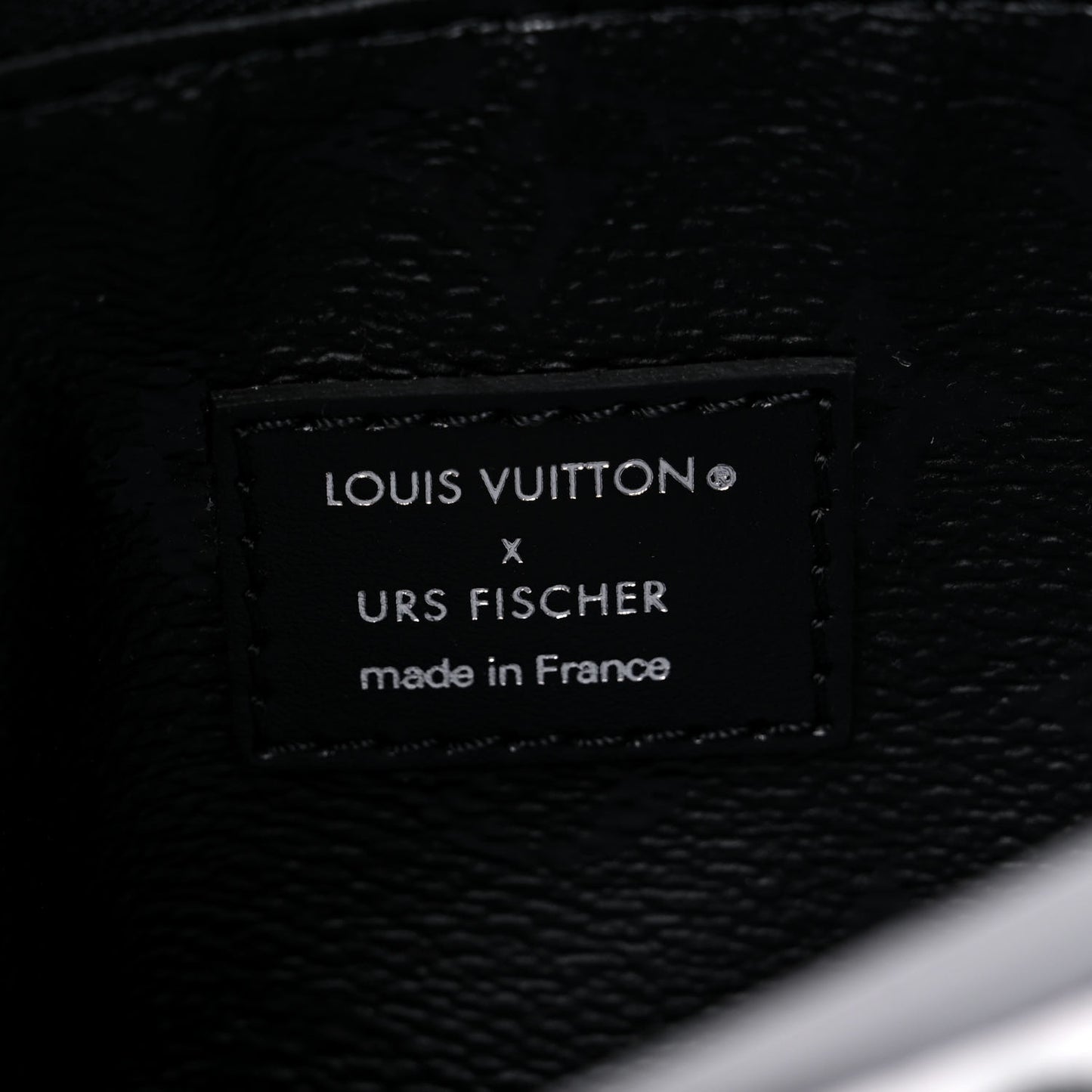 X UF Tufted Monogram Speedy Bandouliere 25 White Black