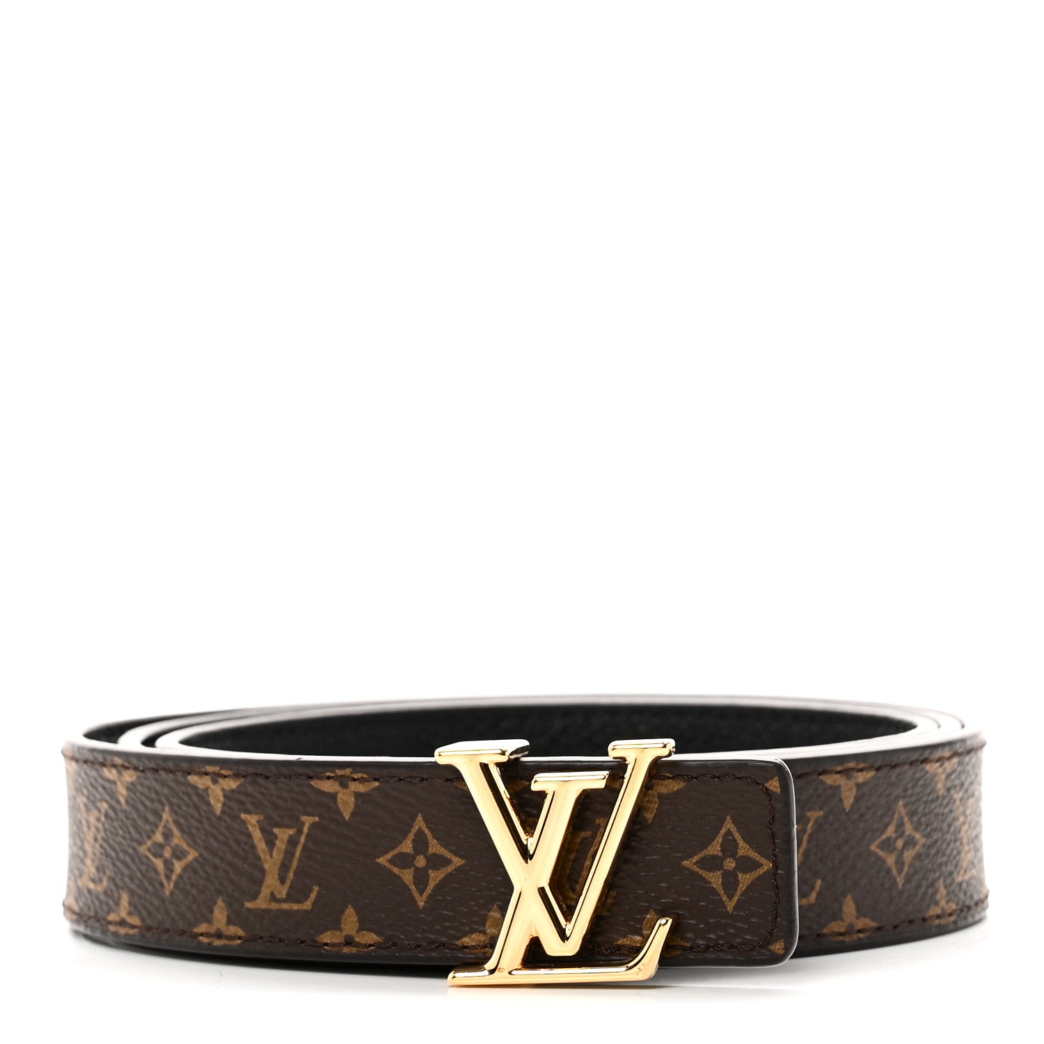 Louis Vuitton Calfskin Monogram 25mm LV Iconic Reversible Belt