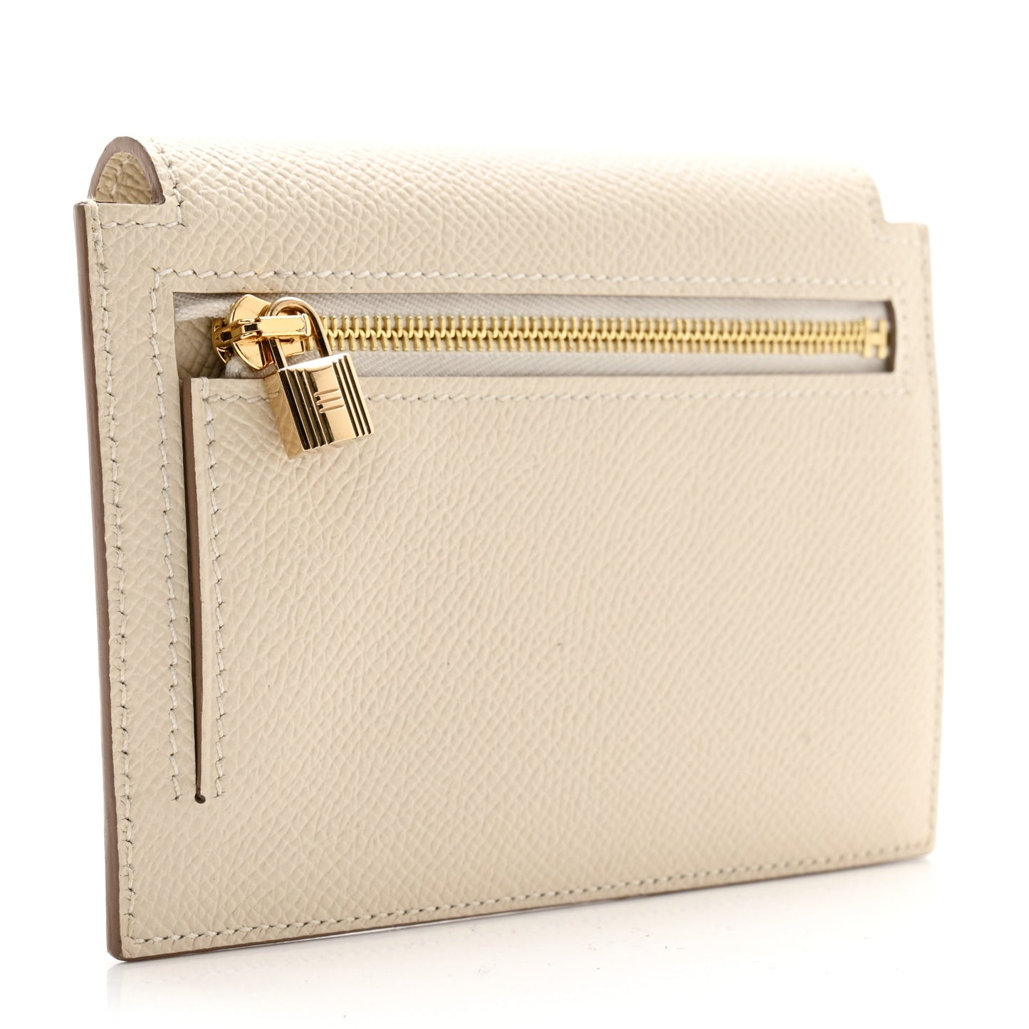 Epsom Kelly Pocket Compact Wallet Craie