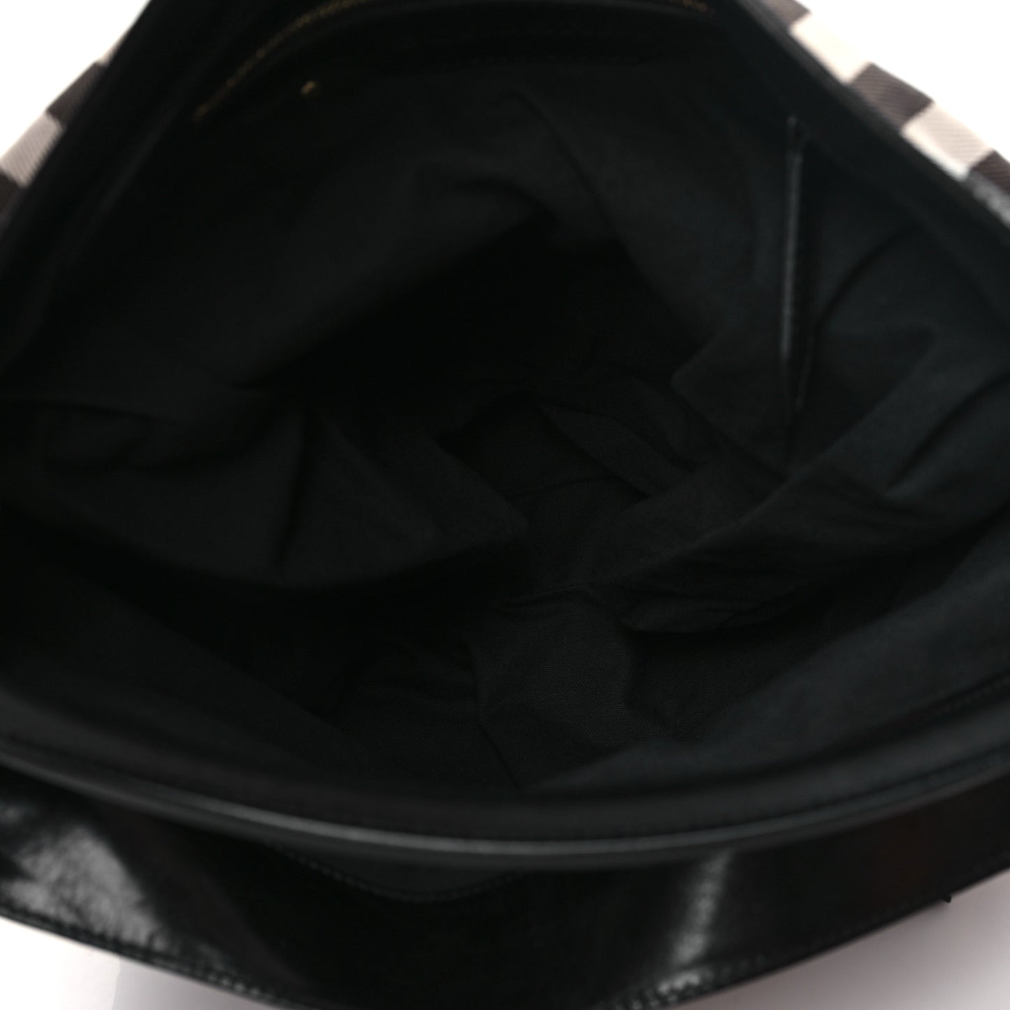 House Check Bridle Calfskin Medium Gosford Hobo Black