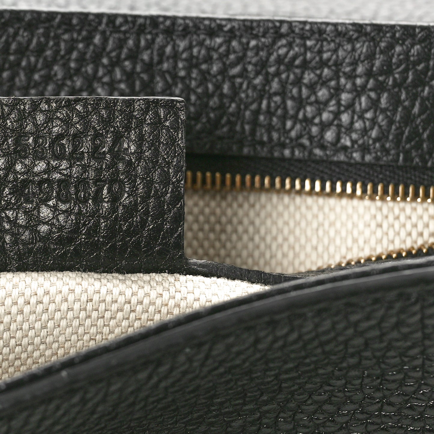 Pebbled Calfskin Medium Soho Flap Crossbody Black