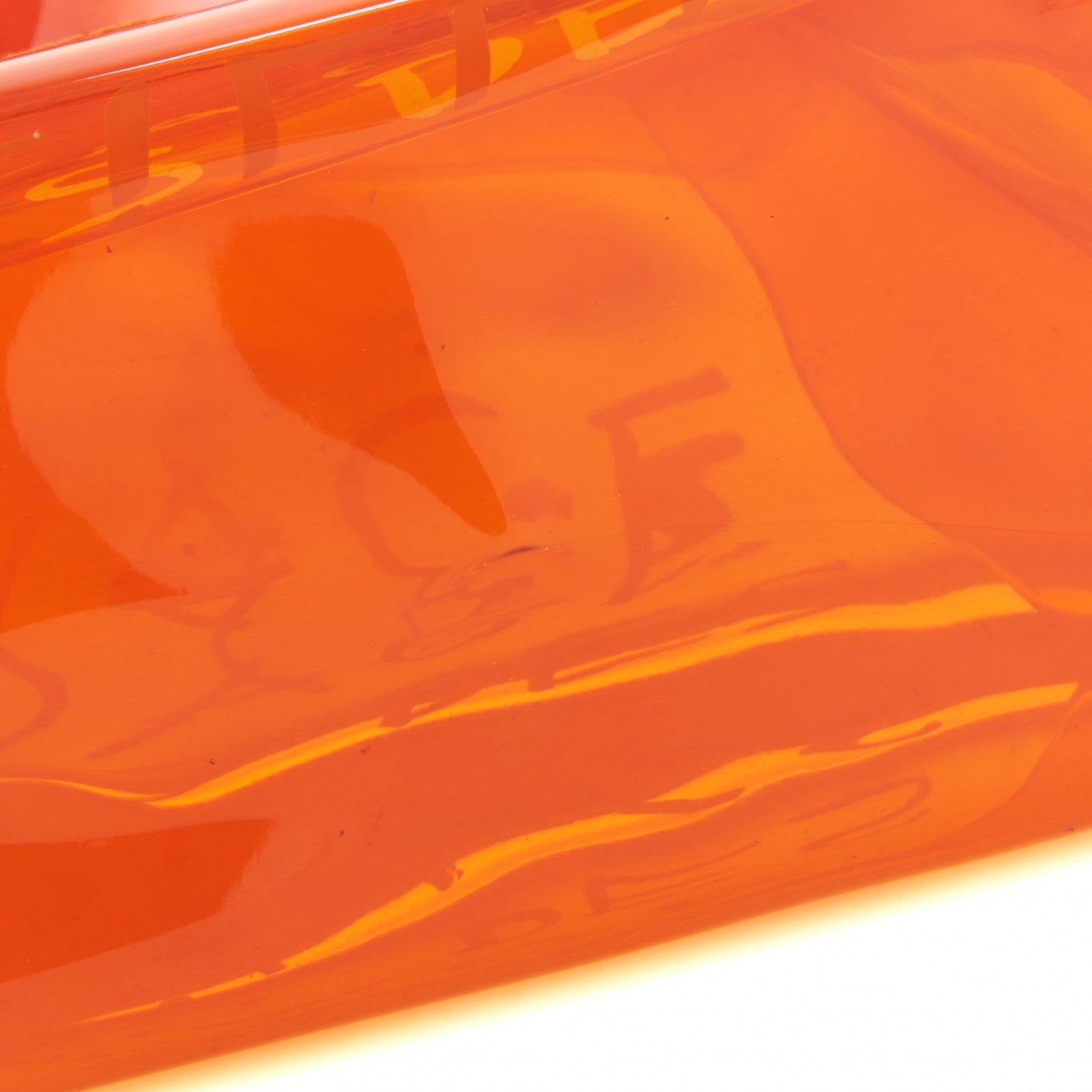 Hermes Vinyl Souvenir De L'Exposition Kelly Orange 8 of 8