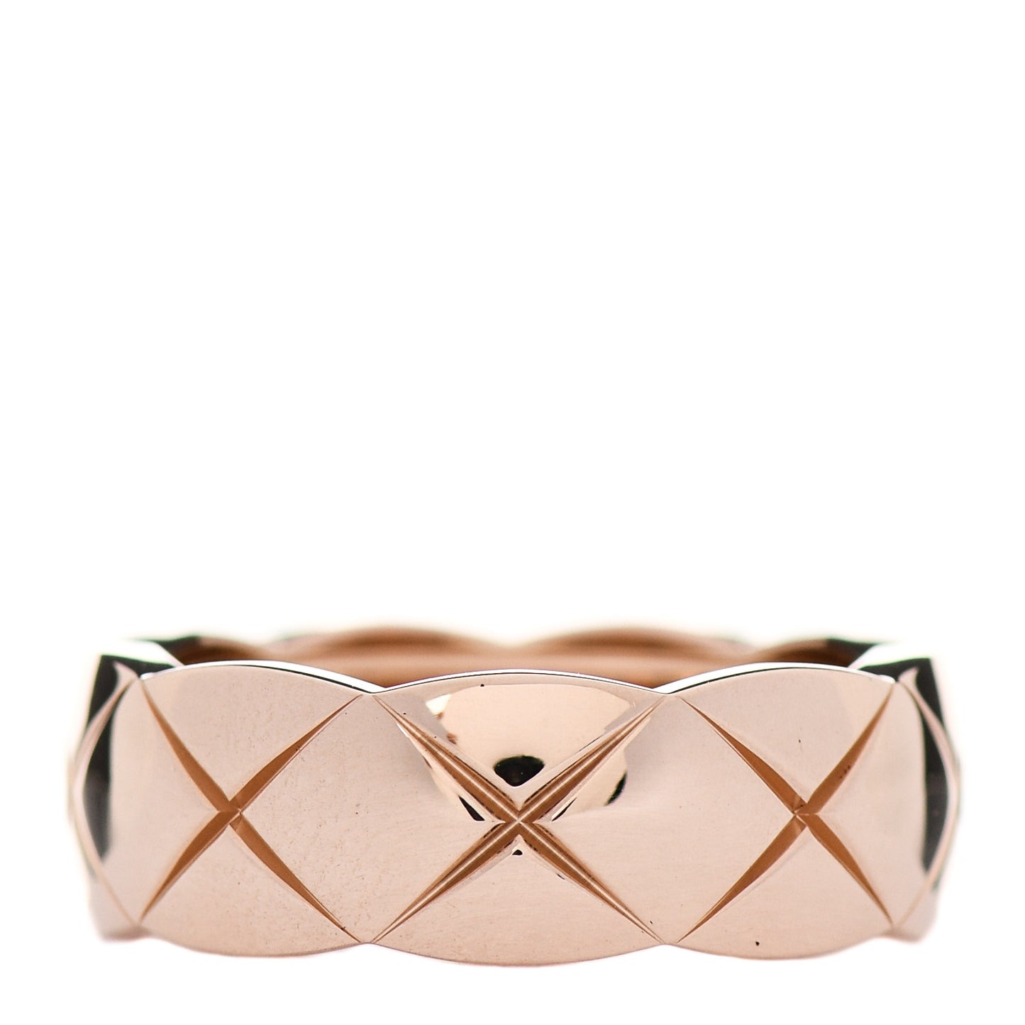 18K Beige Gold Small Coco Crush Ring 51 5.75