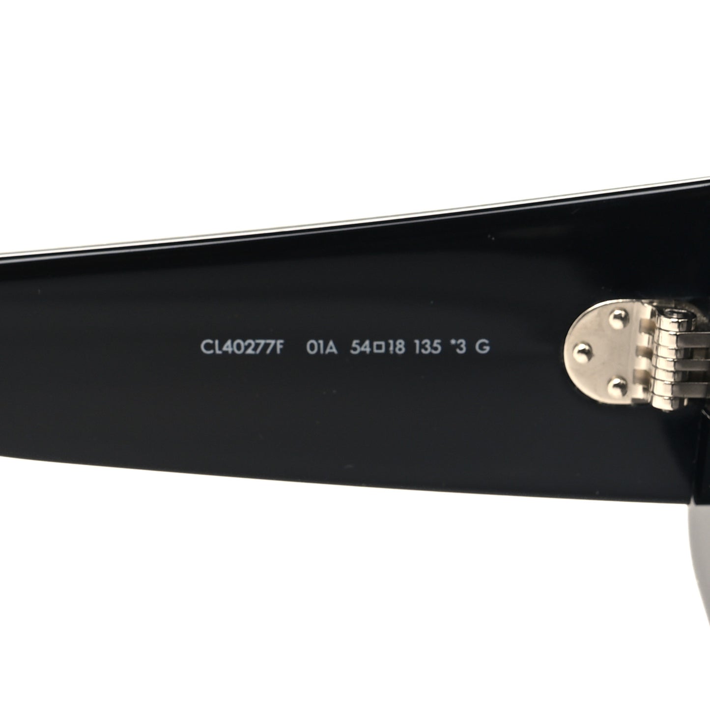 Acetate Bold 3 Dots Sunglasses CL40277F Black