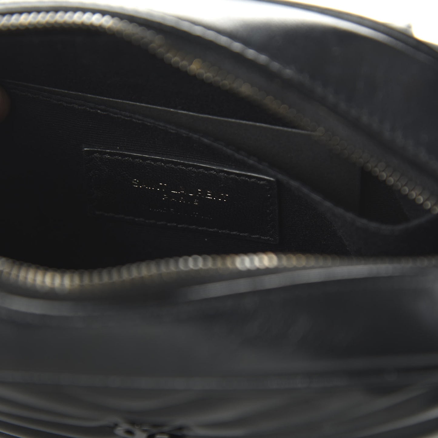 Calfskin Matelasse Monogram Lou Belt Bag Black