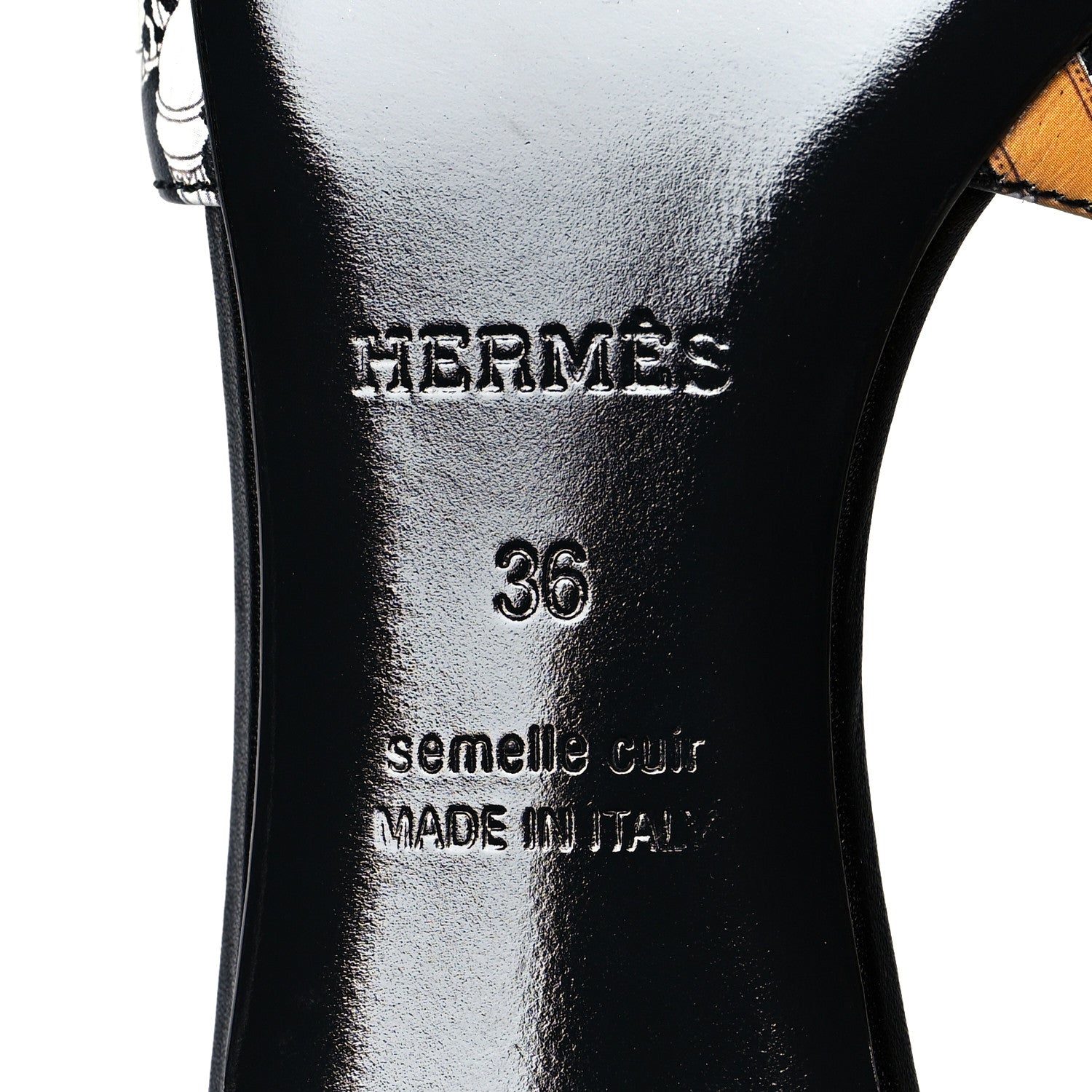 Hermes Silk Printed Cavalcadour Oasis Sandals 36 Multicolor Black 7 of 8