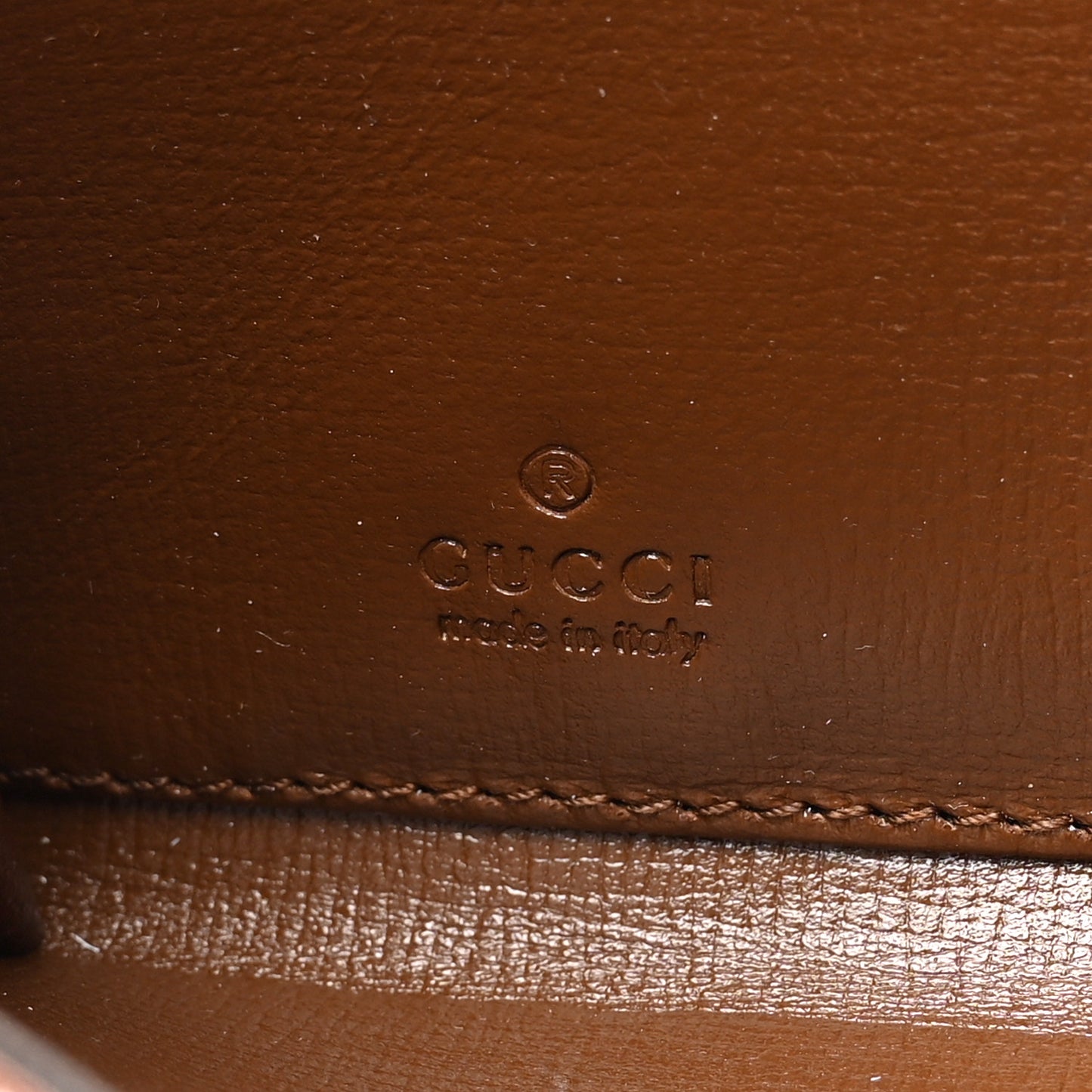 X GUCCI GG Monogram Azalea Calfskin Neo Classic Zip Around Wallet Beige Ebony Brown Sugar