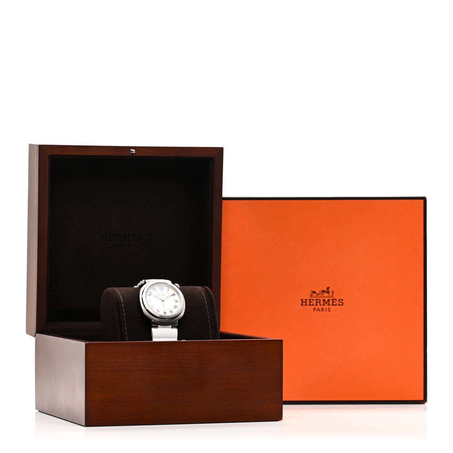 Stainless Steel Rubber 36mm Cut Automatic Watch Blanc