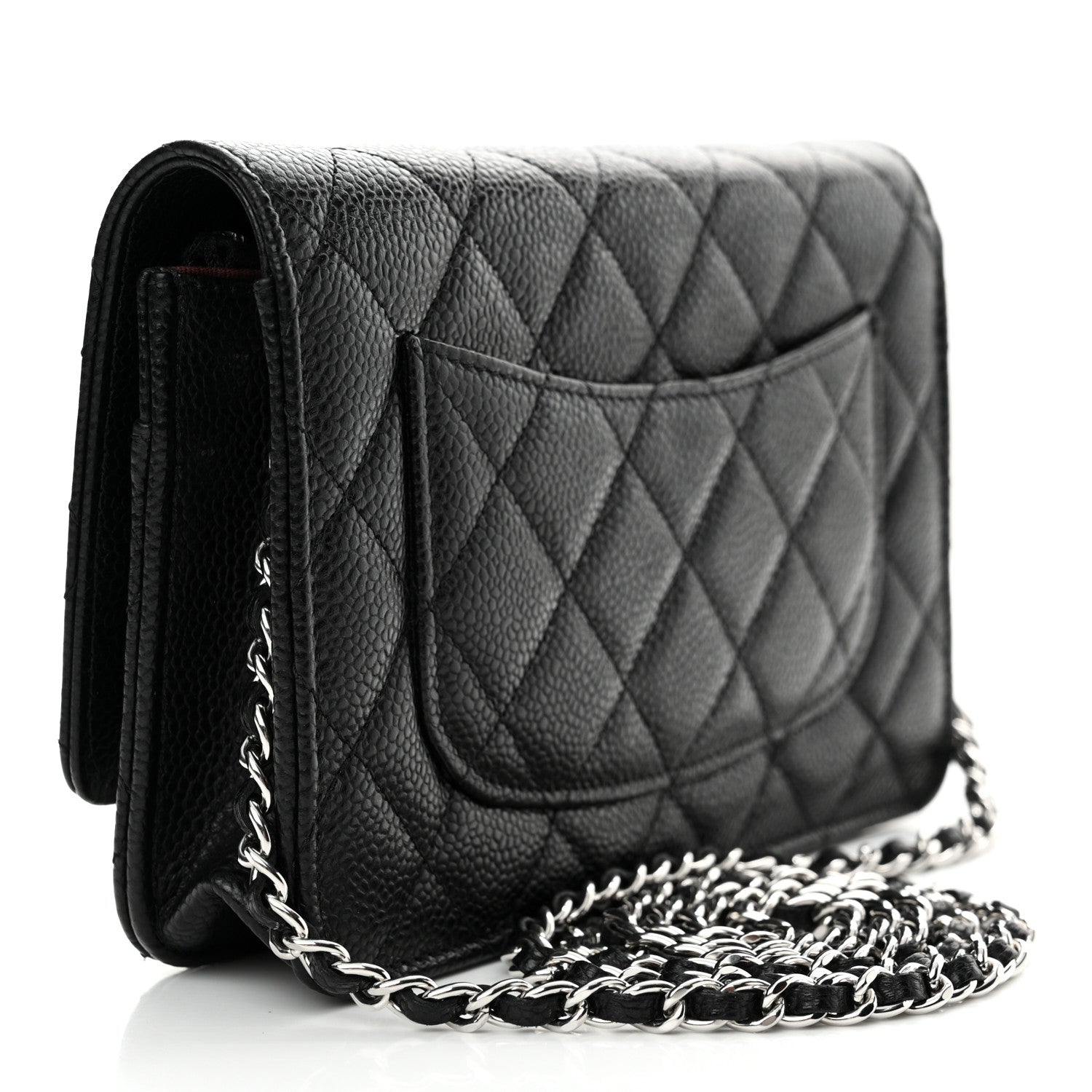 Chanel Caviar Quilted Wallet on Chain WOC Black 3 of 11