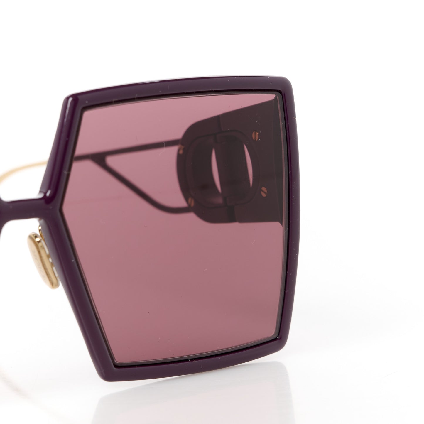Square 30 Montaigne Sunglasses Purple