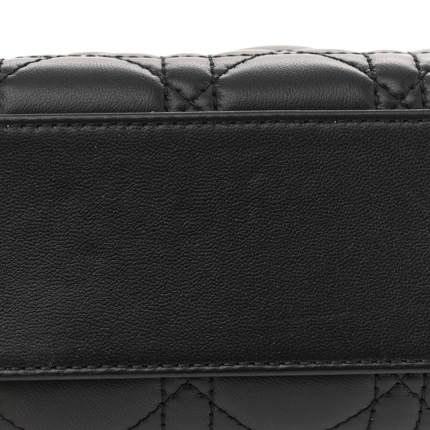 Christian Dior Lambskin Cannage Mini Lady Dior Black 11 of 12