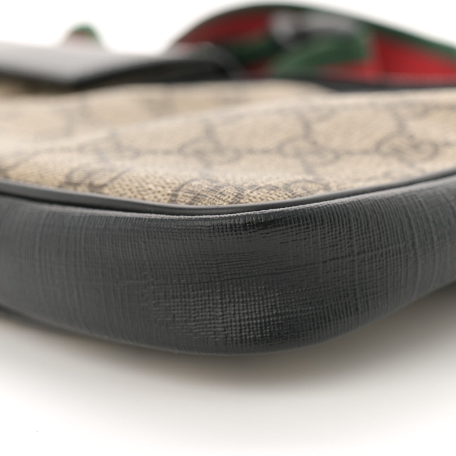 Gucci GG Supreme Monogram Web Belt Bag Black 11 of 15