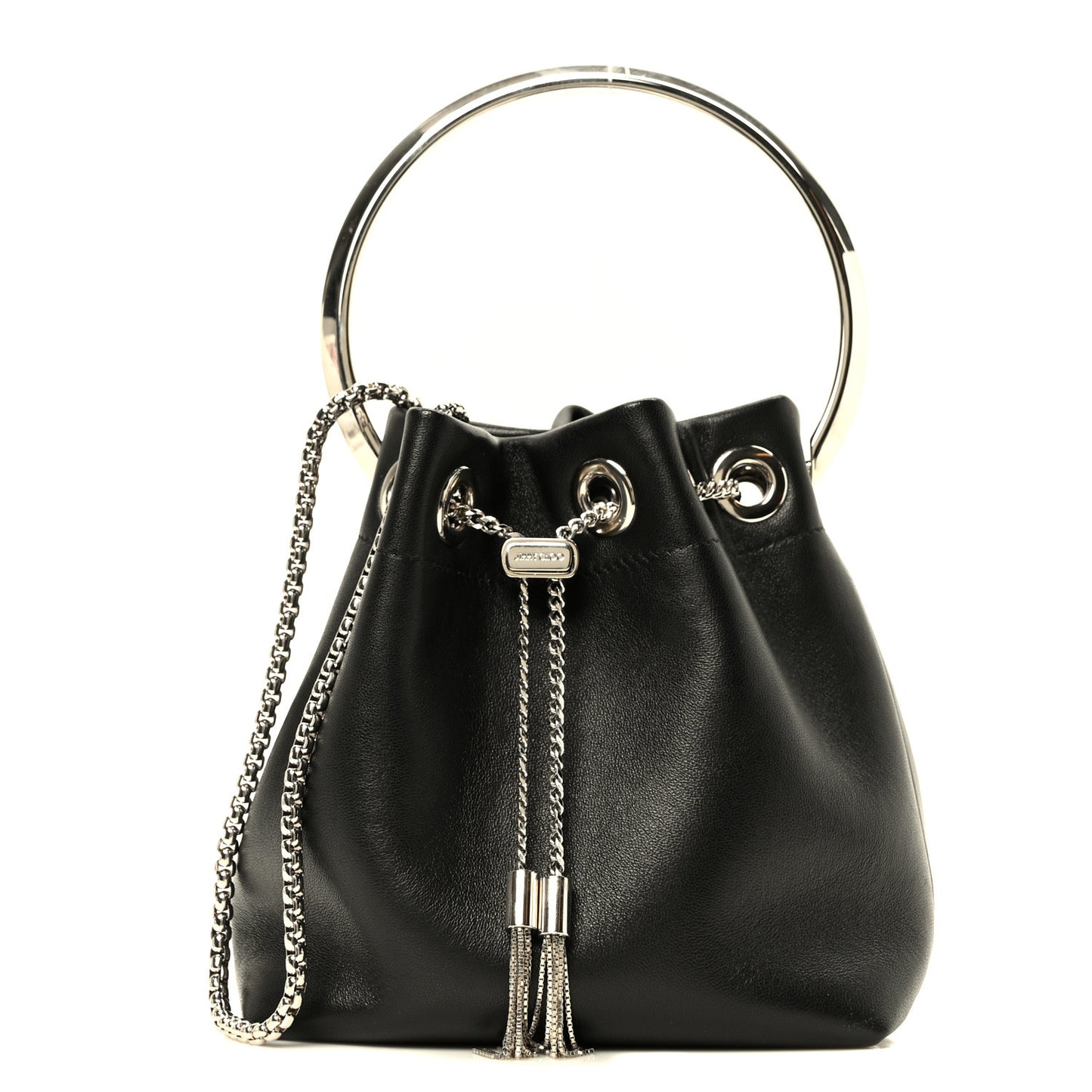 Calfskin Bon Bon Bag Bucket Bag Black