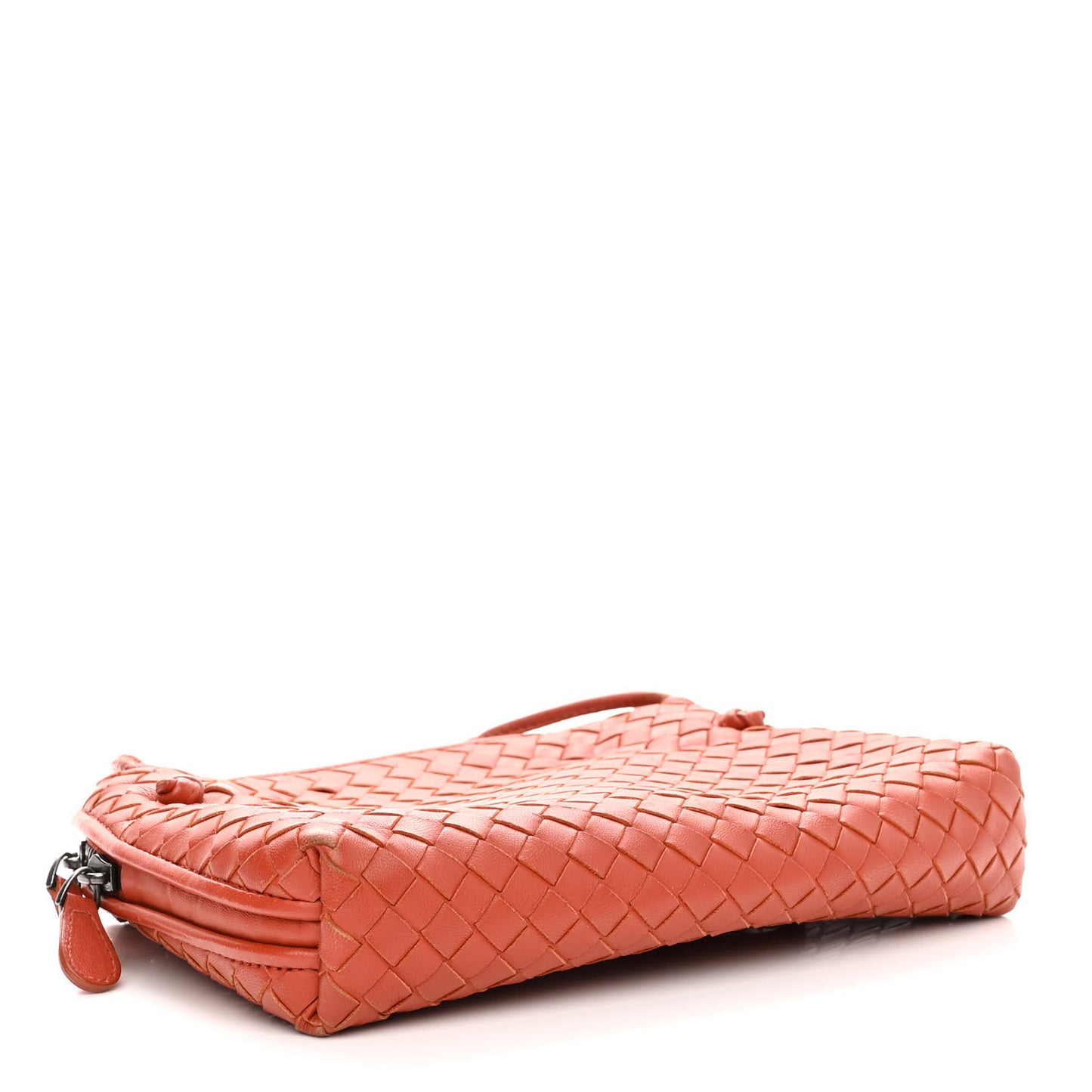 Nappa Intrecciato Nodini Crossbody Messenger Red