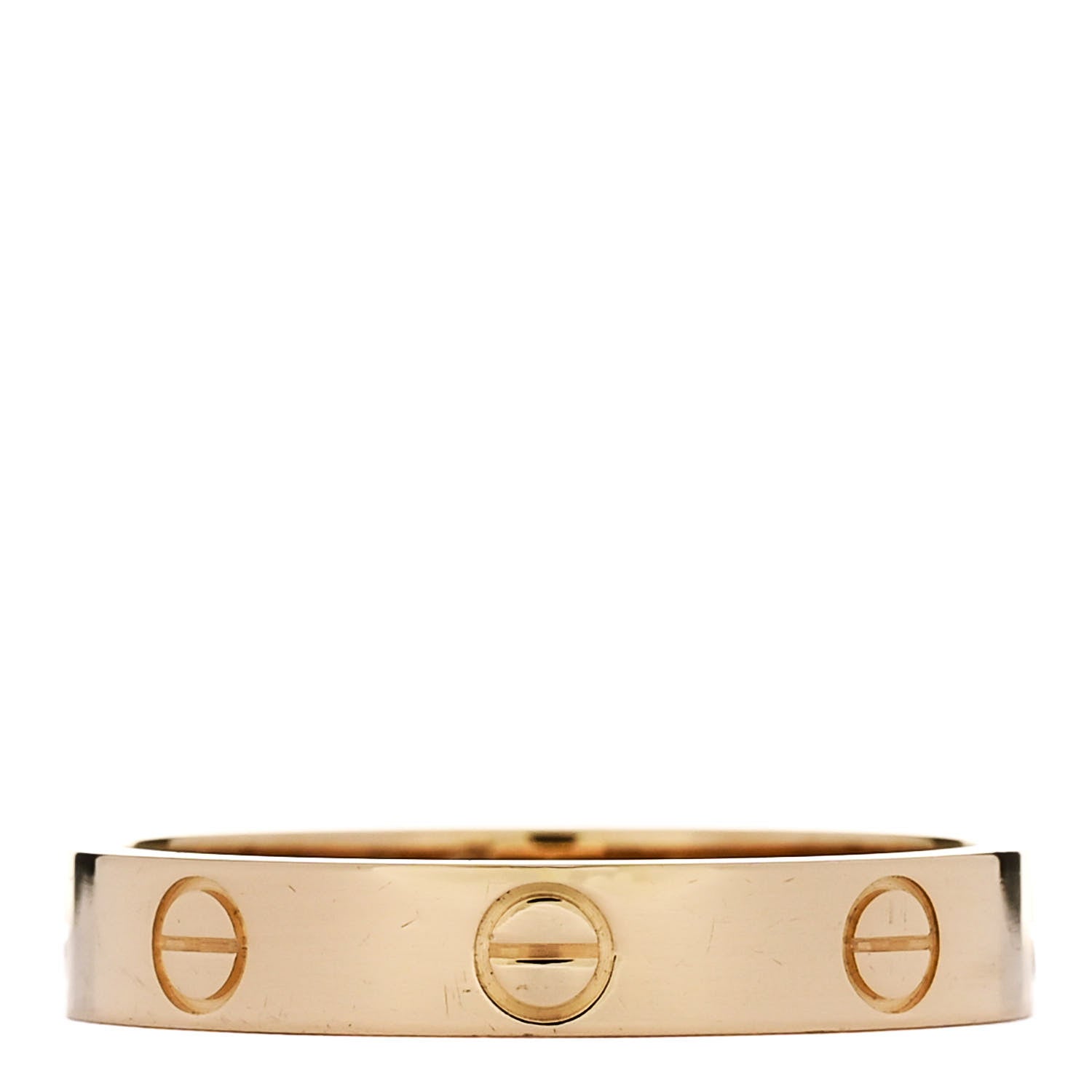 Cartier 18K Yellow Gold 3.5mm LOVE Wedding Band Ring 57 8 5 of 5