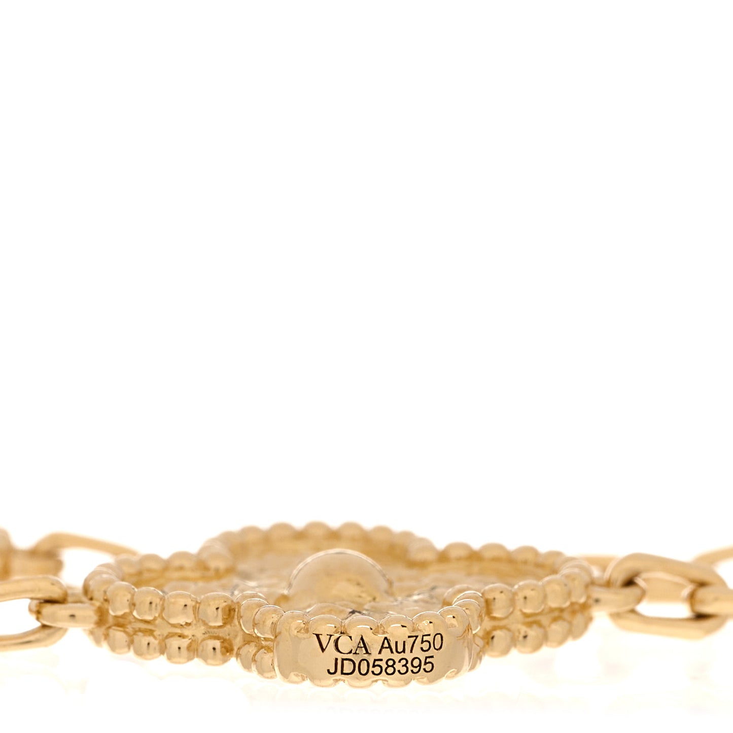 18K Yellow Gold 5 Motifs Vintage Alhambra Bracelet