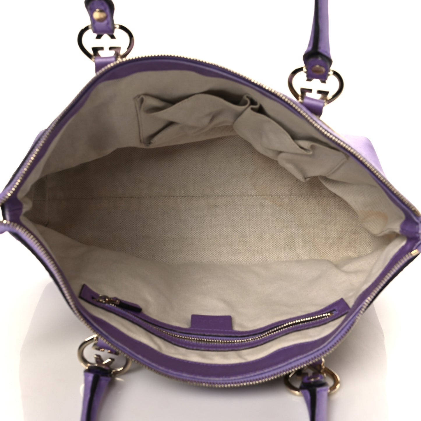 Monogram Small Lovely Heart Tote Purple
