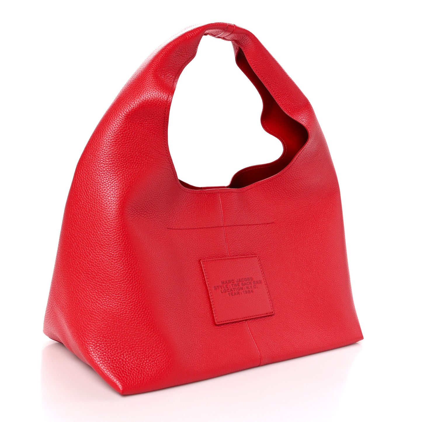 Grained Calfskin Medium The Sack Bag True Red