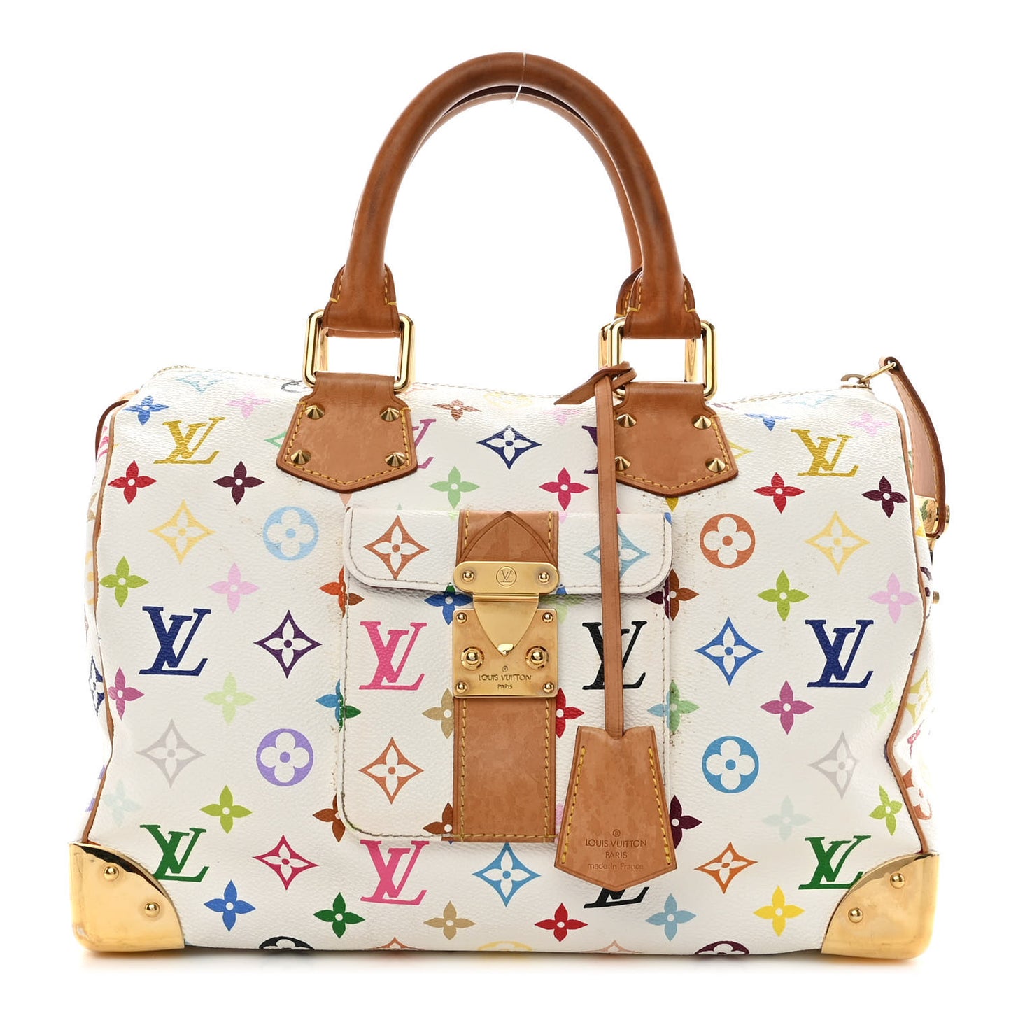 Monogram Multicolor Speedy 30 White