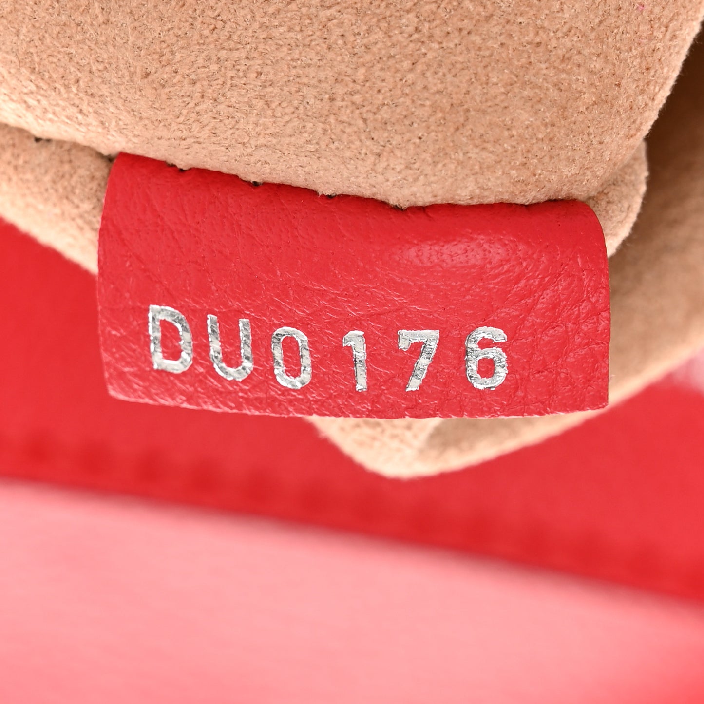 Soft Calfskin Lockme Backpack Poppy
