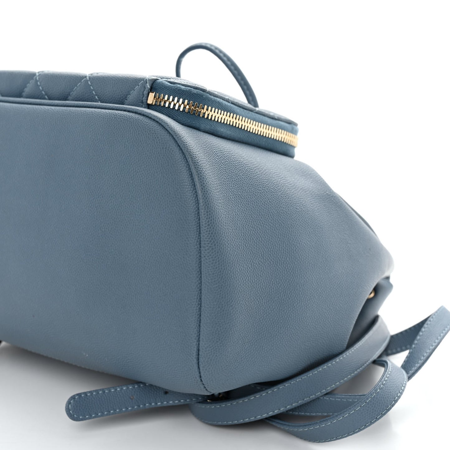 Caviar Quilted Business Affinity Backpack Blue