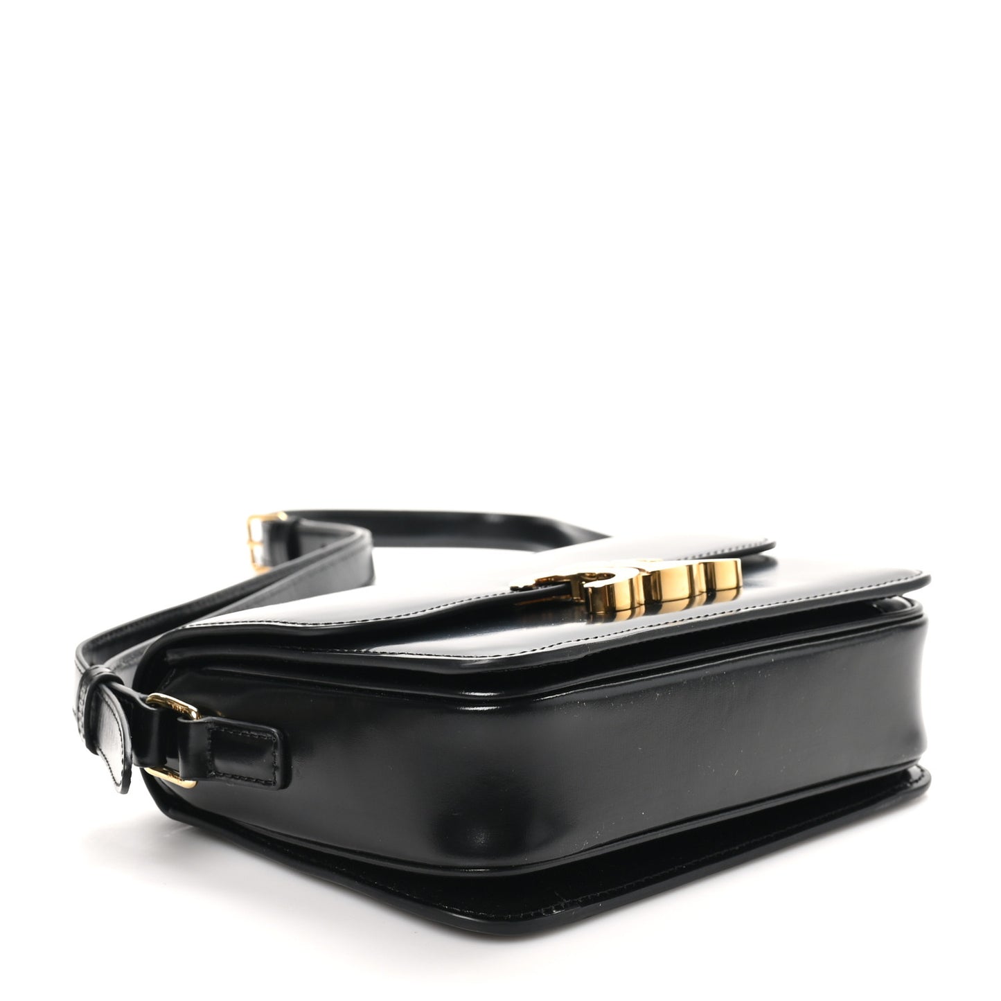 Shiny Calfskin Teen Triomphe Black