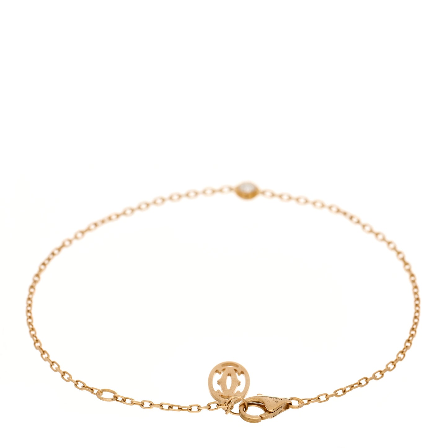 18K Yellow Gold Diamond SM D'Amour Bracelet