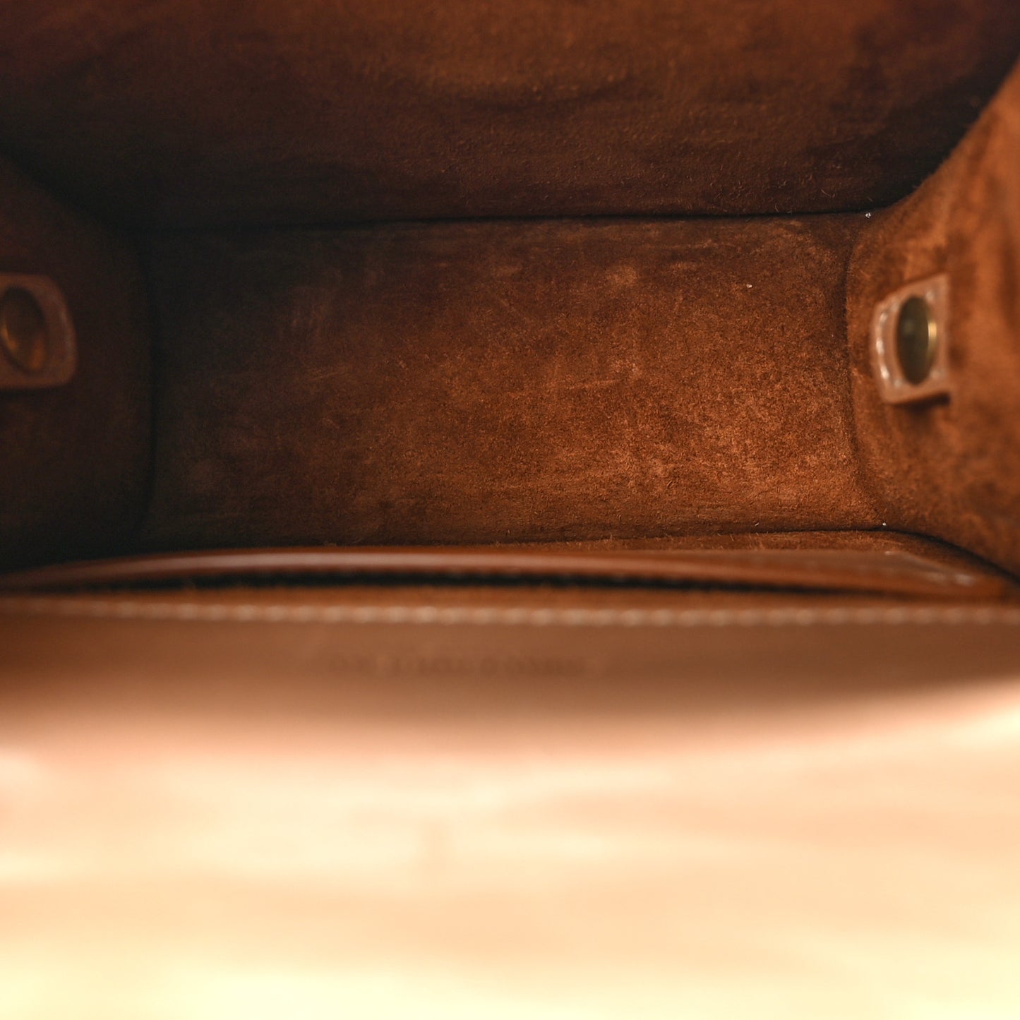 Smooth Calfskin North South Kaia Satchel Vintage Brown