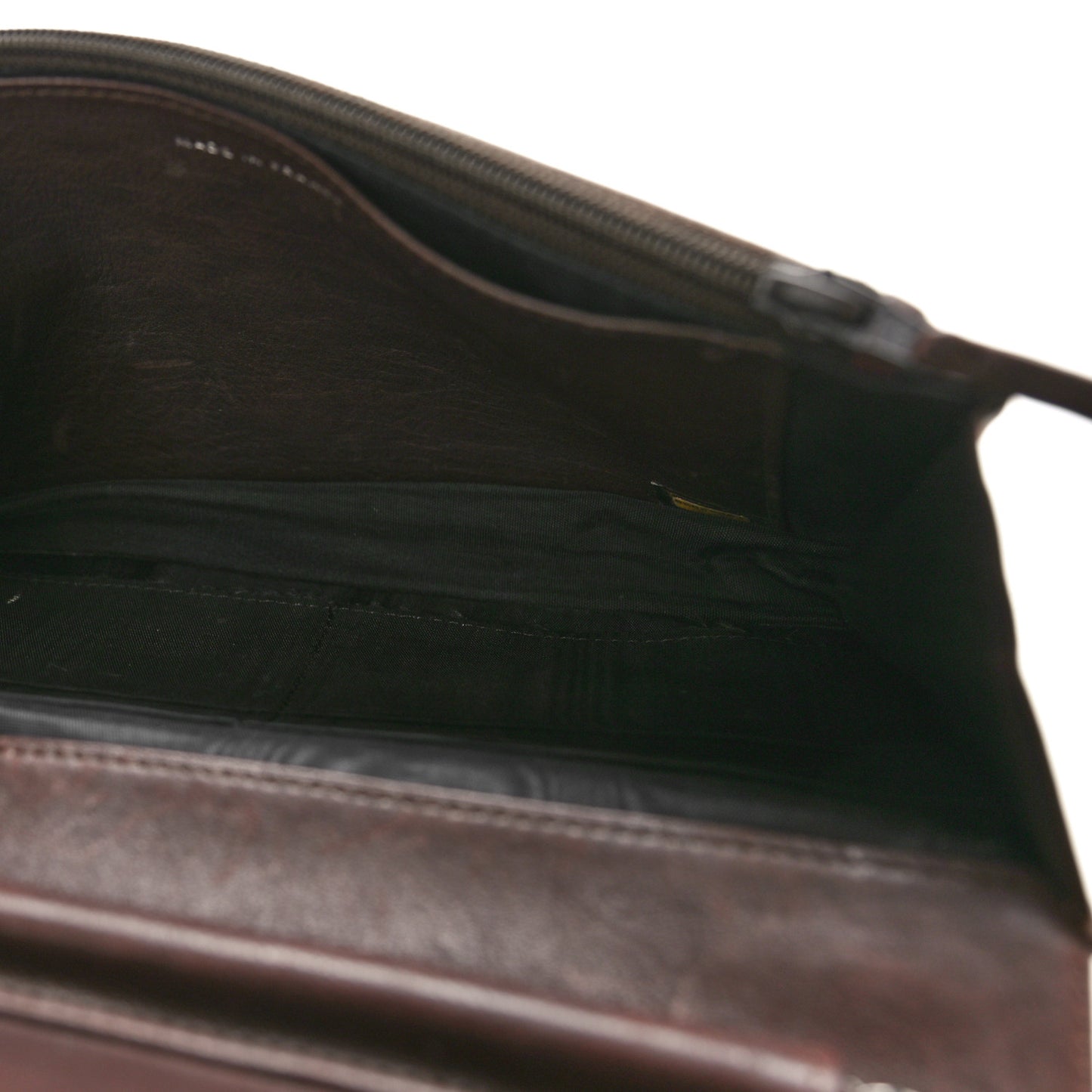 Lambskin Timeless CC Wallet on Chain WOC Dark Brown