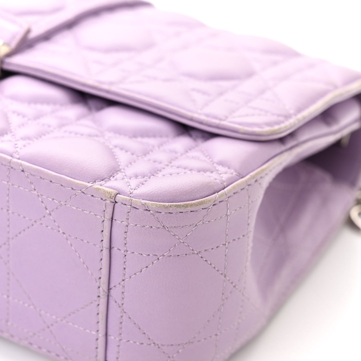 Lambskin Cannage Medium Miss Dior Flap Lilac