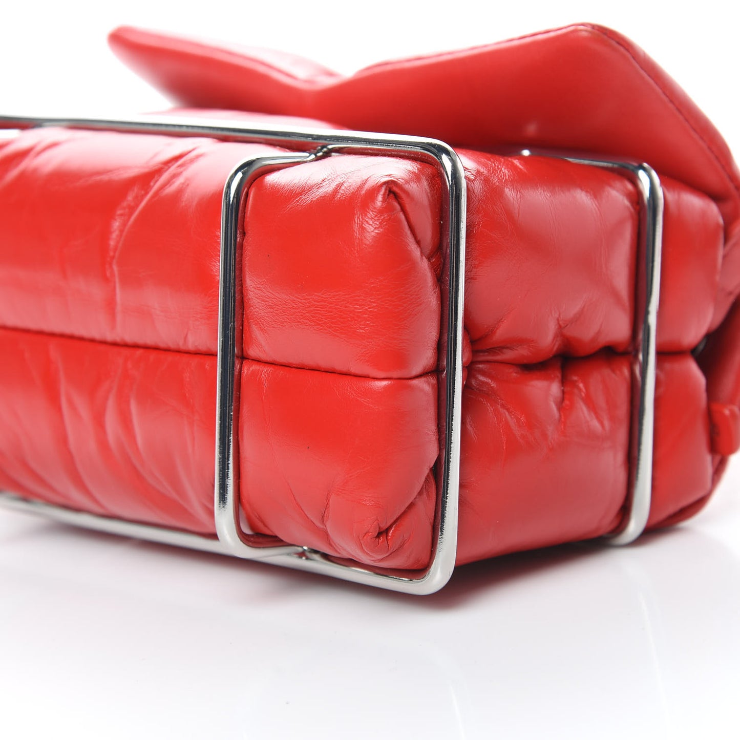 Calfskin Quilted Halo Xbody Bag Red