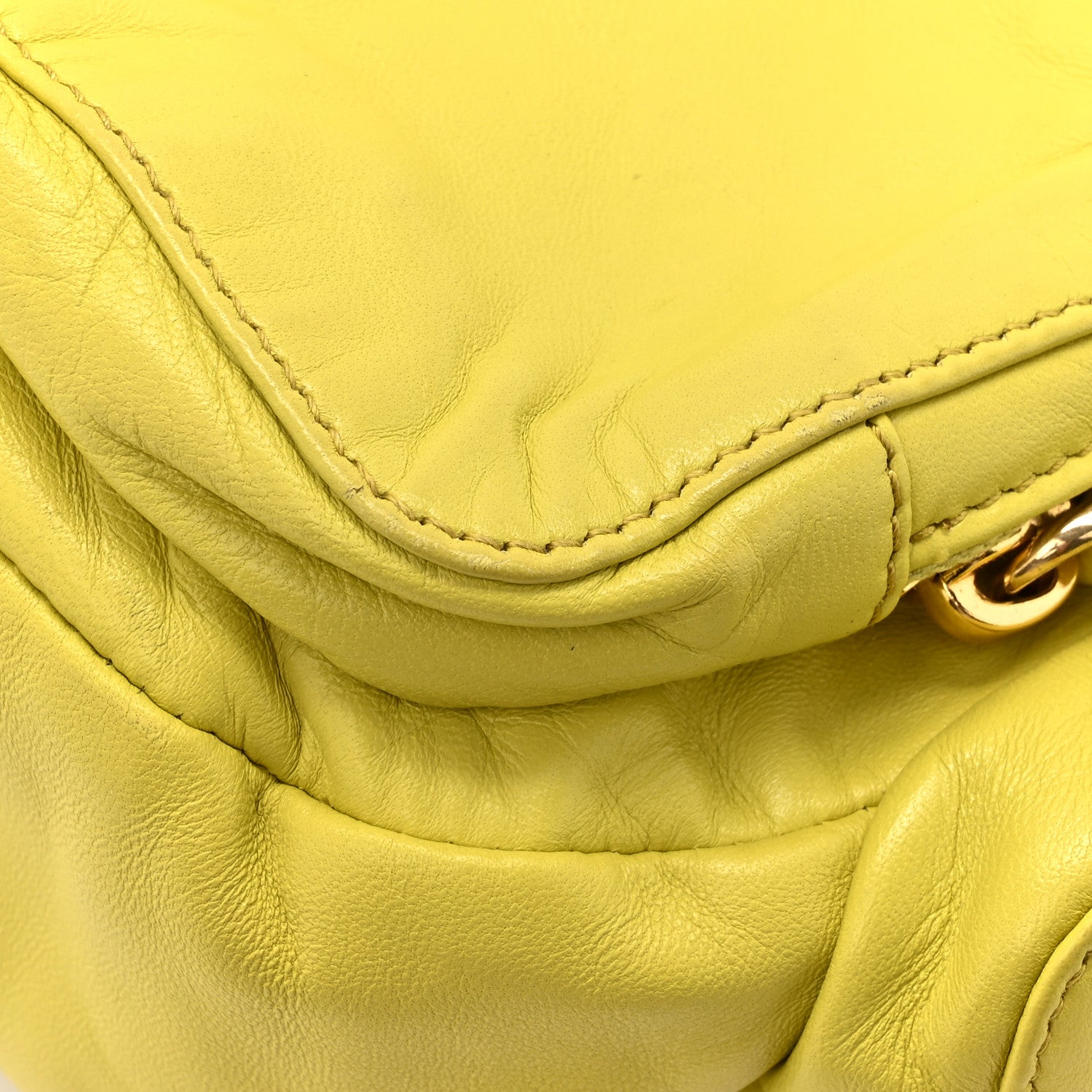 Miu Miu Nappa Pocket Bag Cedro 13 of 14