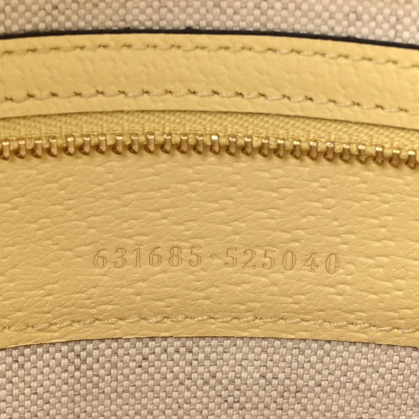 Monogram Jumbo GG Textured Dollar Calfskin Medium Ophidia Shopping Tote Beige Yellow
