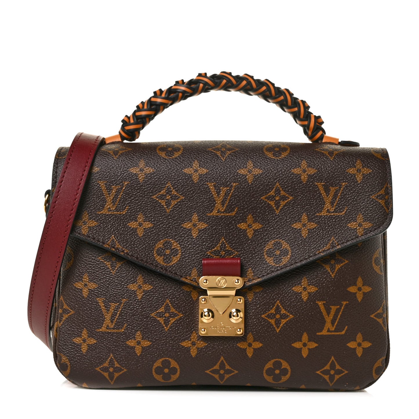 Monogram Braided Pochette Metis Safran