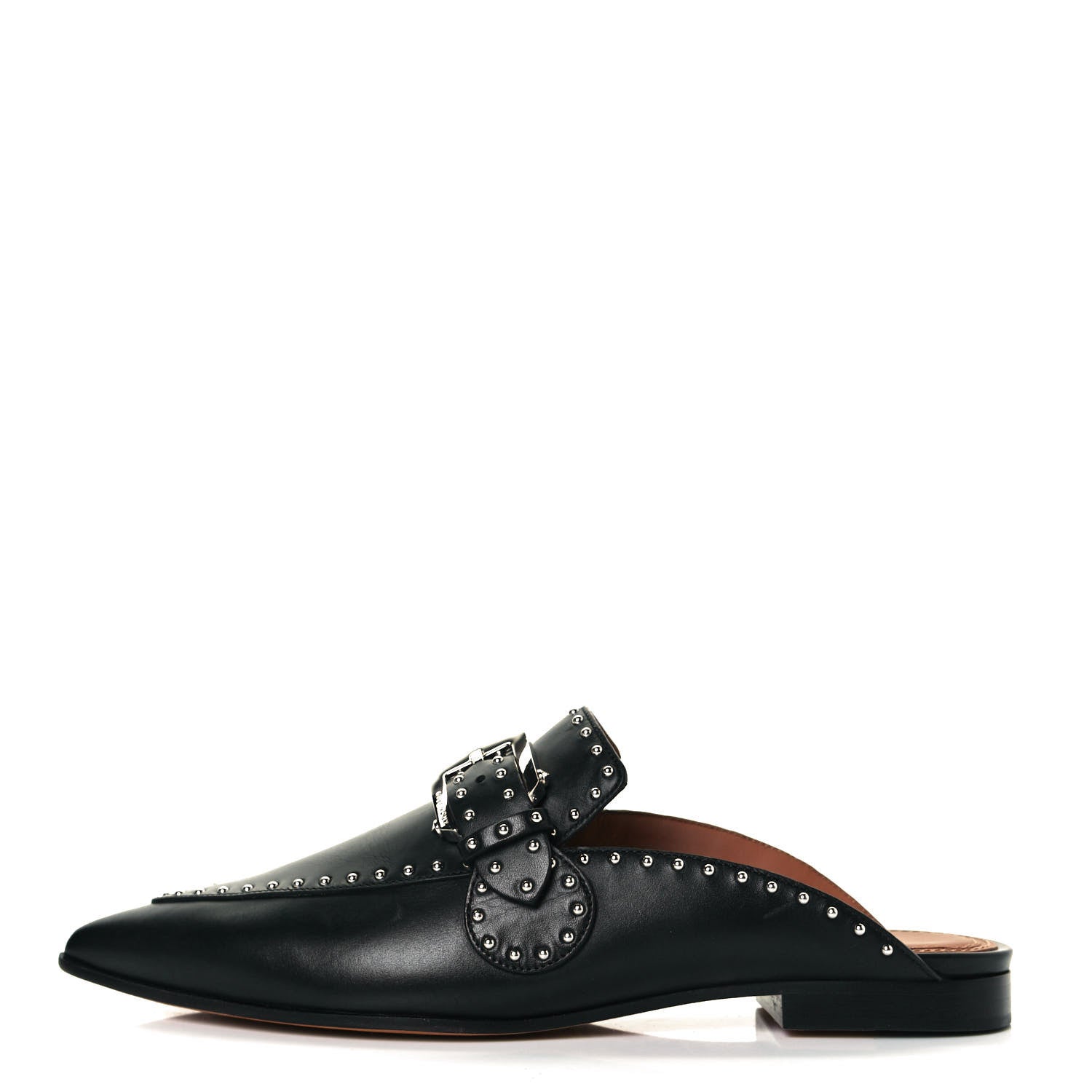 Givenchy Calfskin Studded Elegant Loafer 37 Black 1 of 11