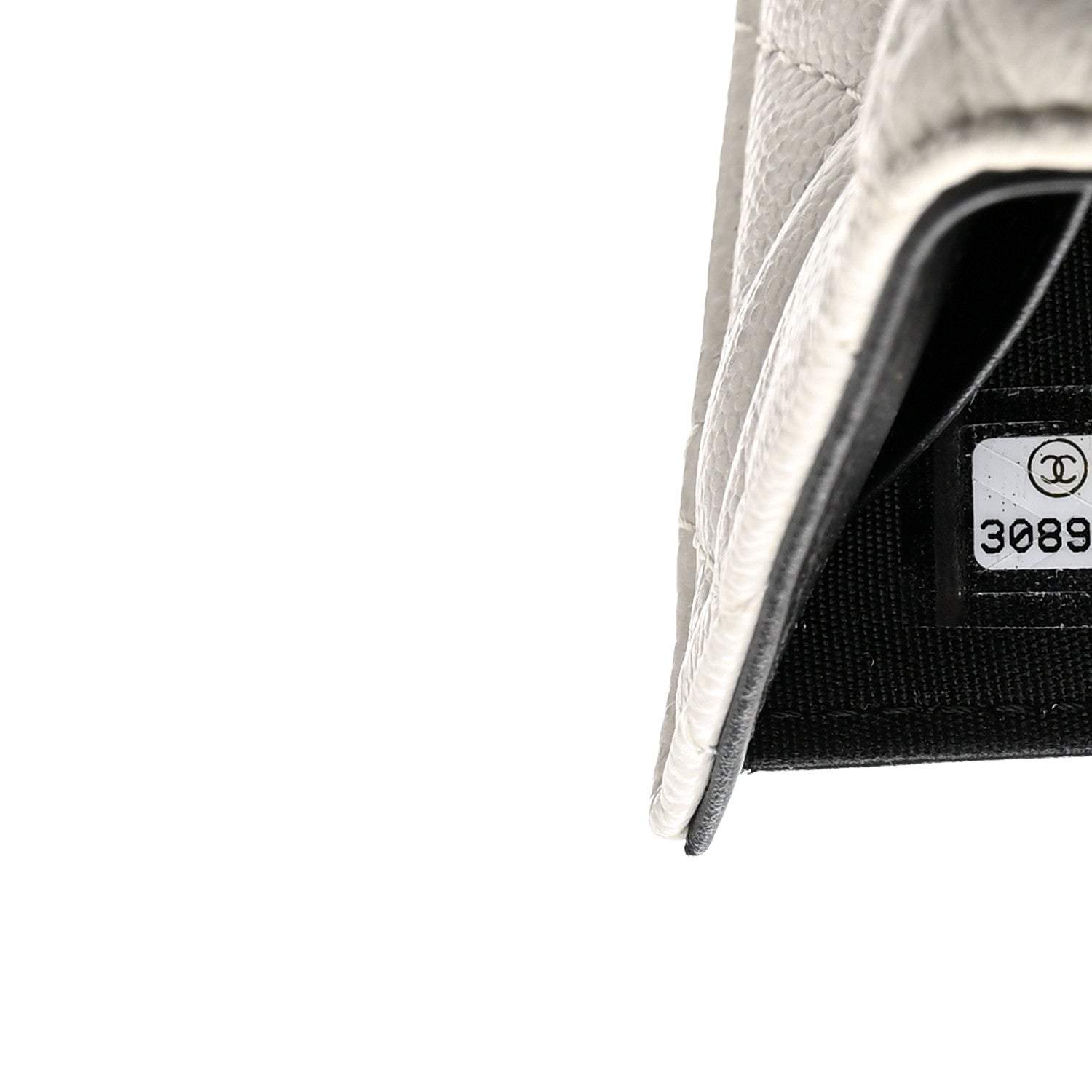 Chanel Caviar Quilted My Everything Small Flap Wallet White 9 of 10